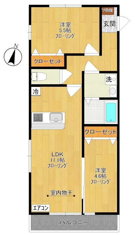 フェリーチェ  間取り図