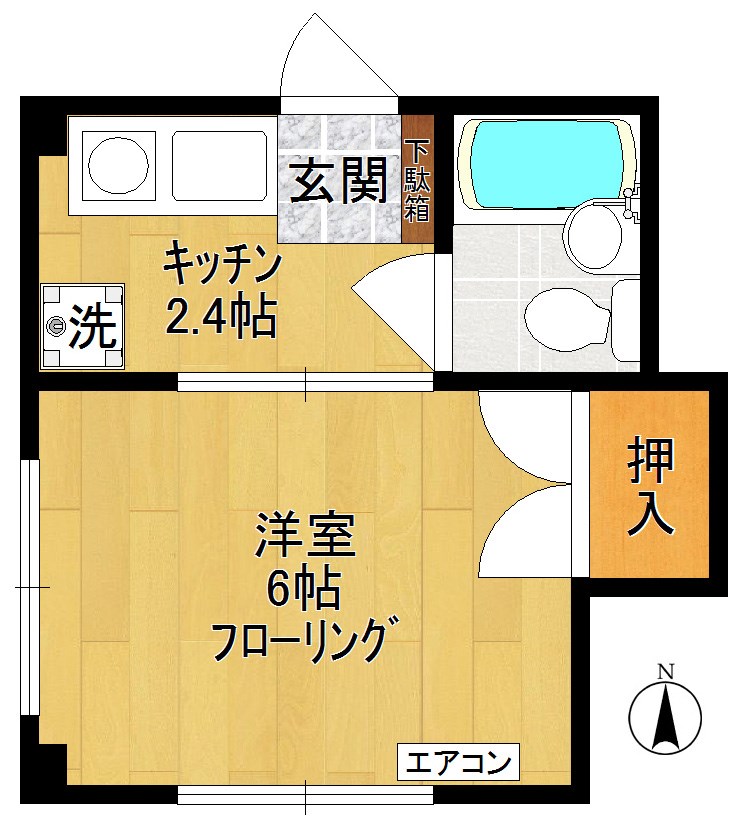 メゾンボヌール 101号室 間取り