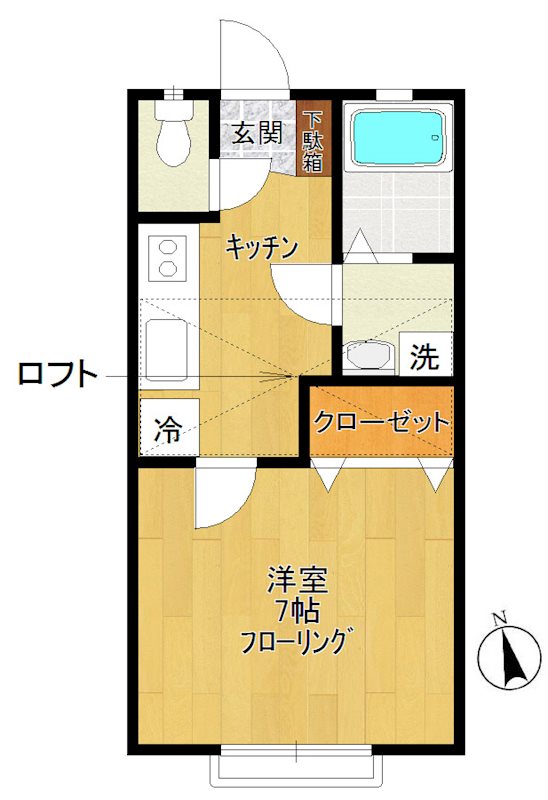 メゾン髙野 間取り図