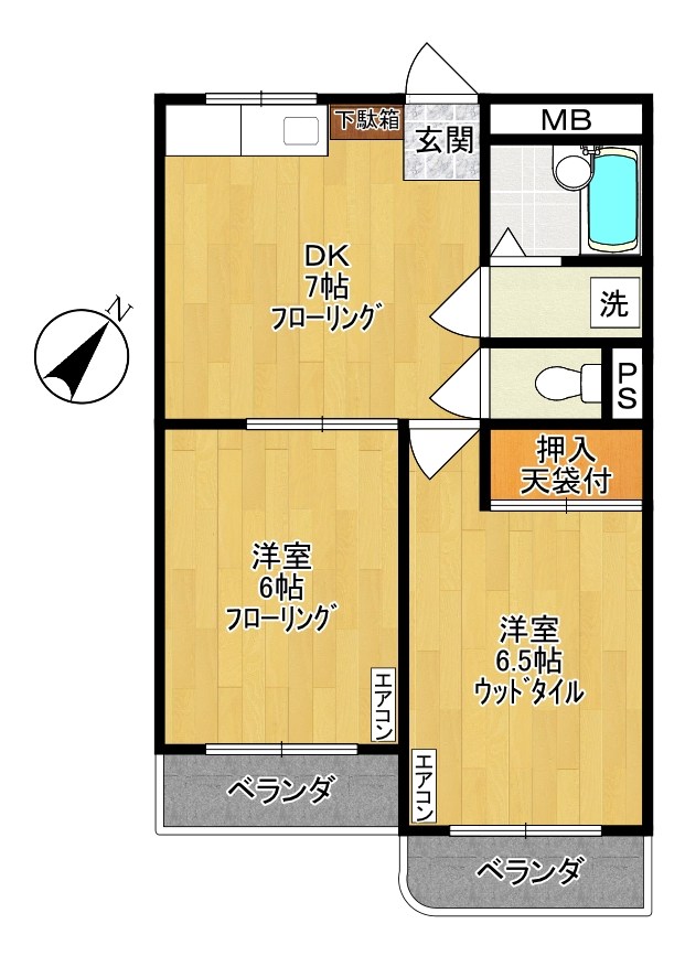 サヤカマンション 間取り図