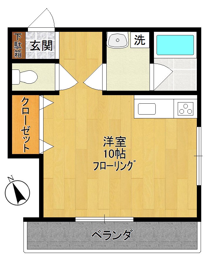 ルーチェ  201号室 間取り