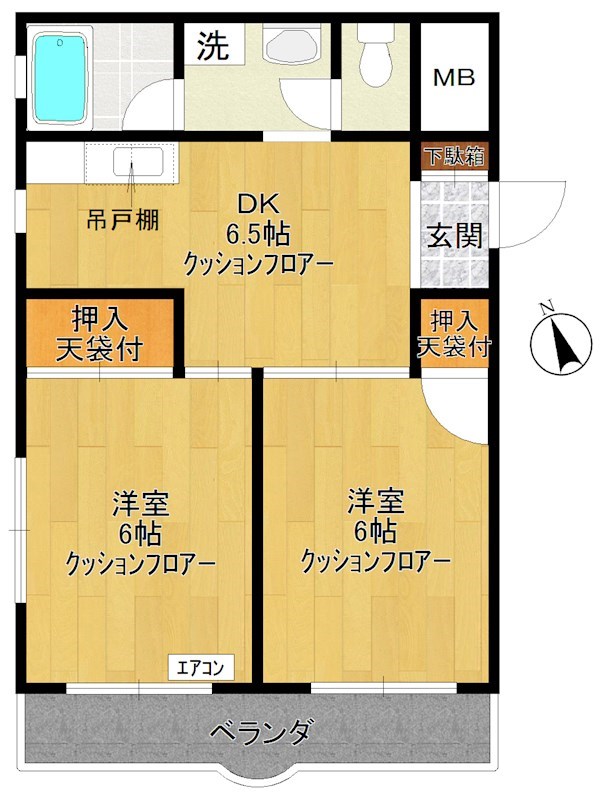菅マンション 間取り図