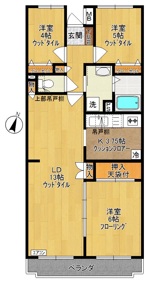 イルテット栗谷  間取り図
