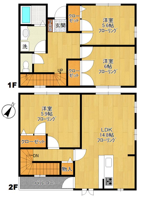 プレミアリンジュg  G3号室 間取り