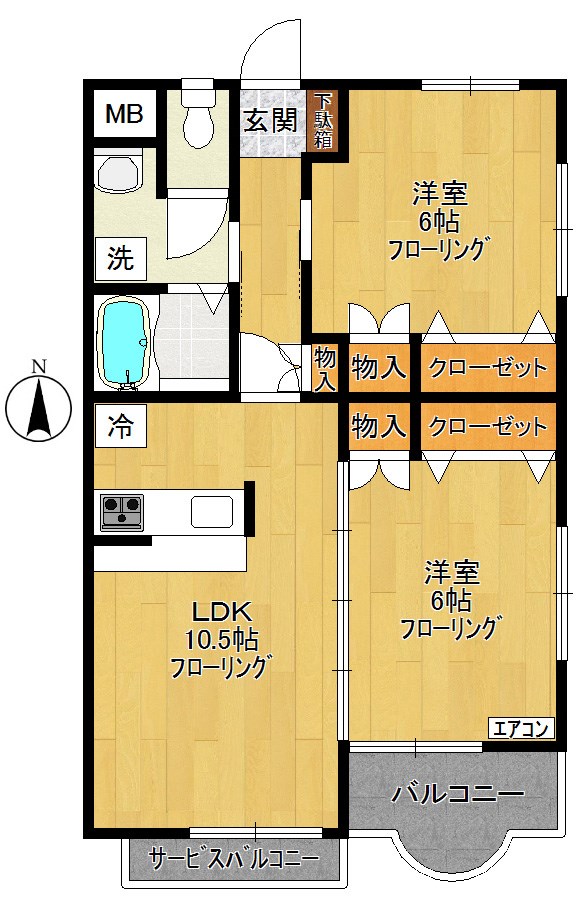 フェルミエマンション 間取り図