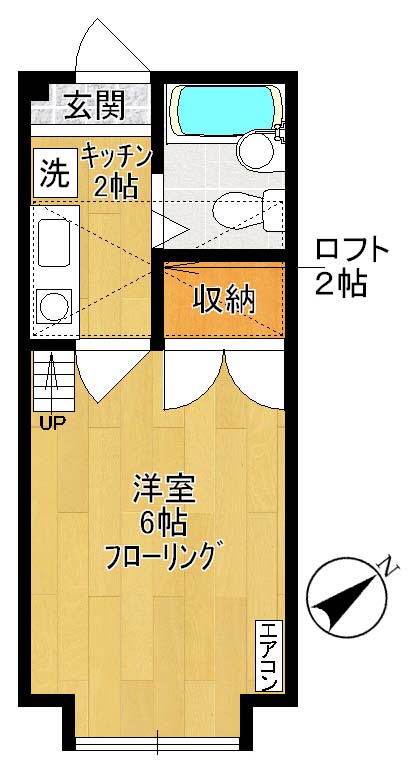 第二ハイツAMEYA 間取り図