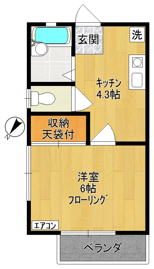 ハイツ恵 間取り図