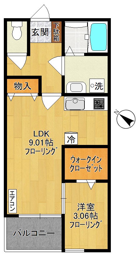 プリマステラ-Prima Stella- 202号室 間取り