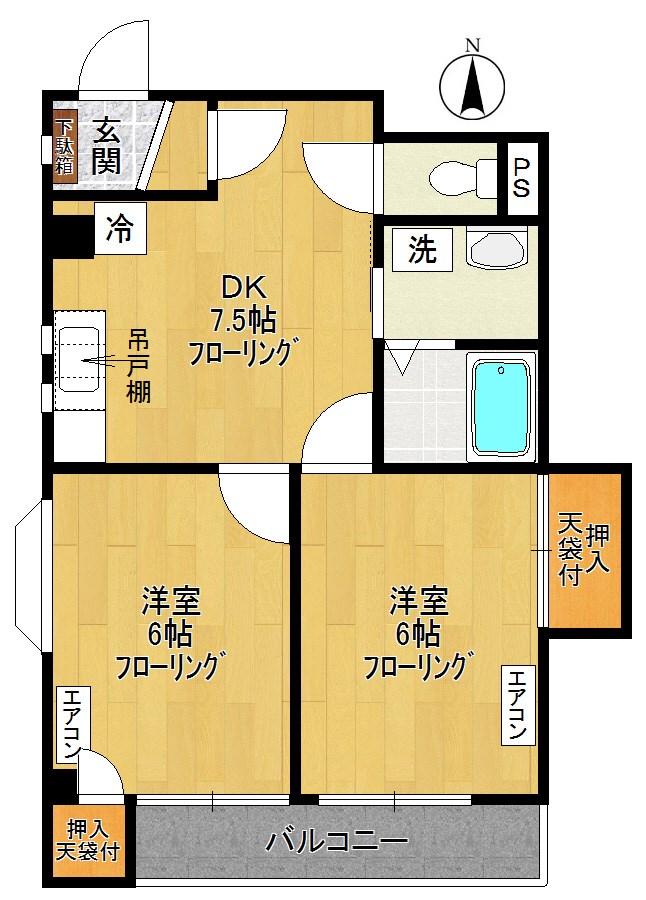 プラスペルアンドウ 間取り図