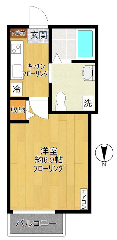 Primoさくら通り 101号室 間取り