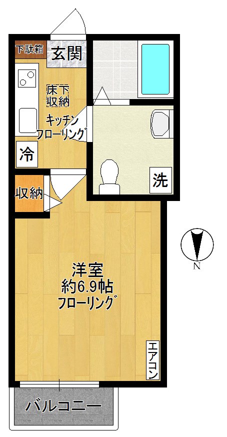 Primoさくら通り 101号室 間取り