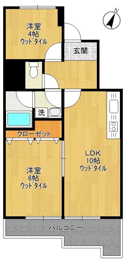 モンテフレンテ 間取り図