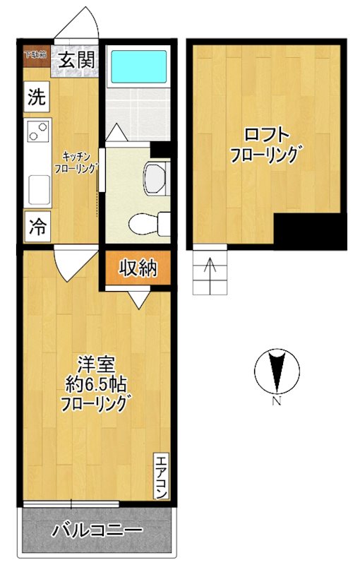Primoさくら通り 202号室 間取り