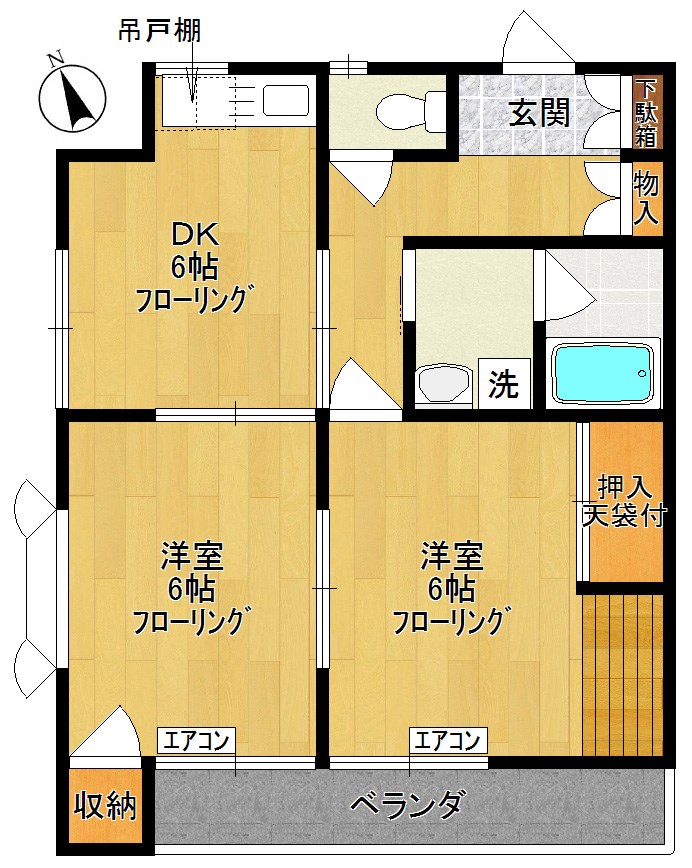 メゾン桃山 間取り図