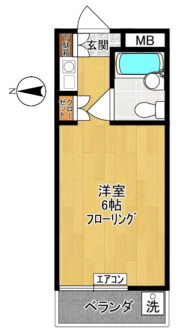 ウィング百合ヶ丘 間取り図