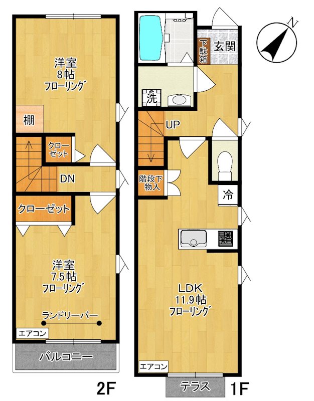 ハイツ宏栄 間取り図