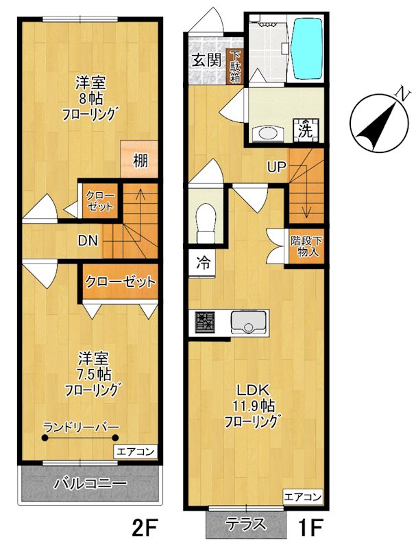 ハイツ宏栄 間取り図
