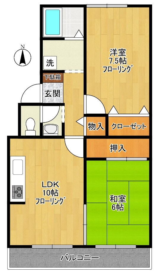 ウィンザーハイム向ヶ丘 間取り図