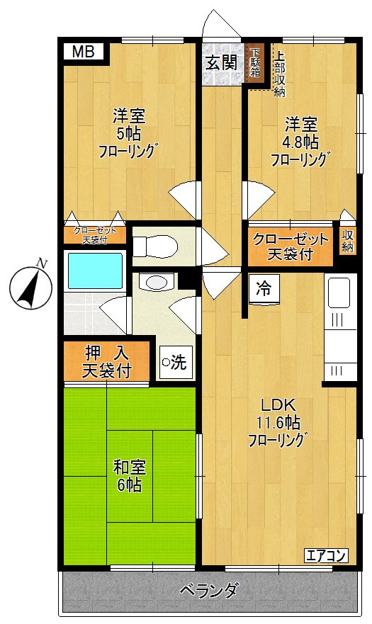 生田グリーンヒルズ   間取り図