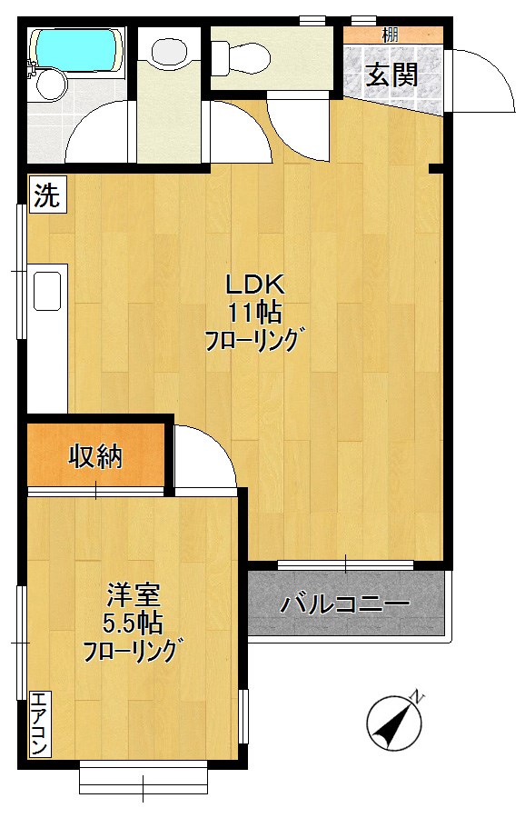 ロワール栗木台 間取り図