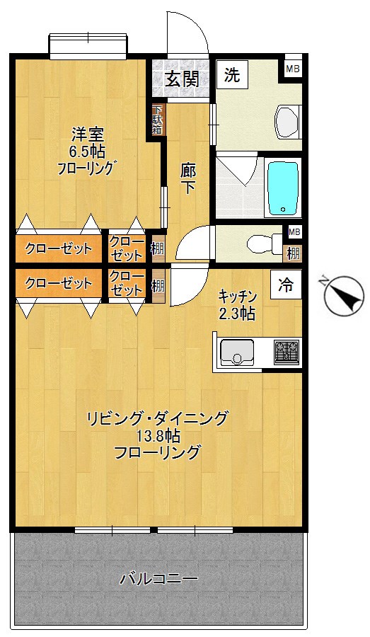Dike Mansion　- ダイク・マンション - 202号室 間取り