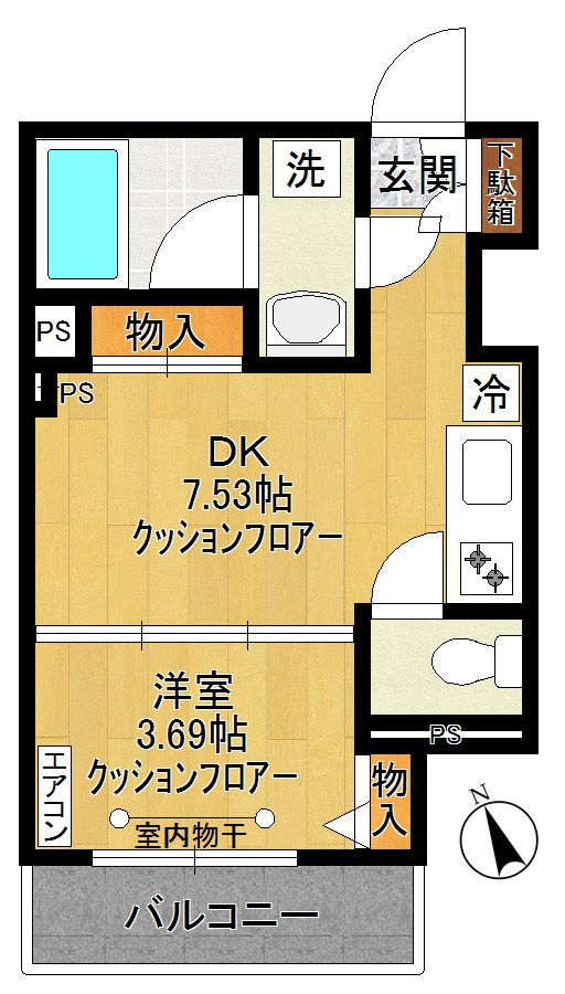 シャーメゾン アルテミス -Shamaison Artemis- 間取り図