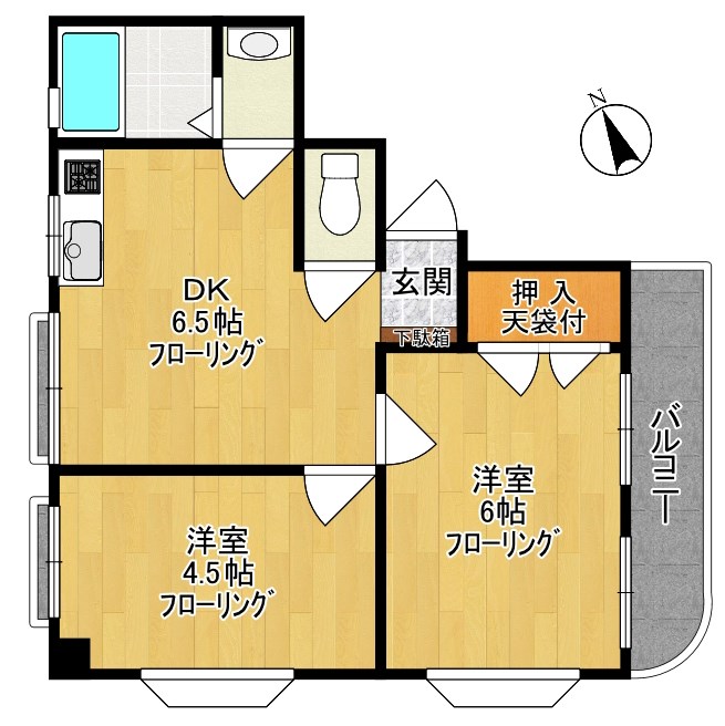 mtハイツ 間取り図