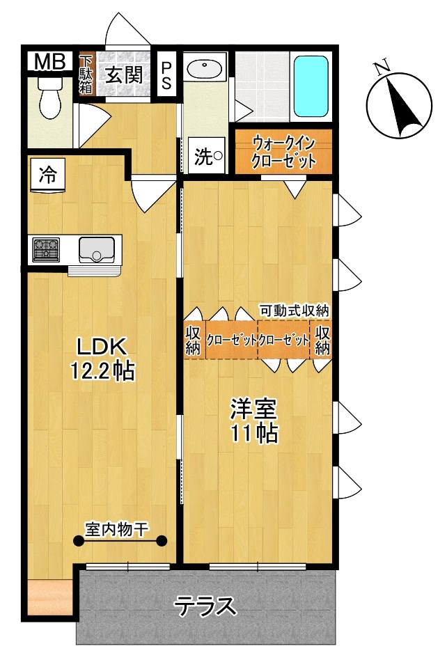 クローリス 間取り図