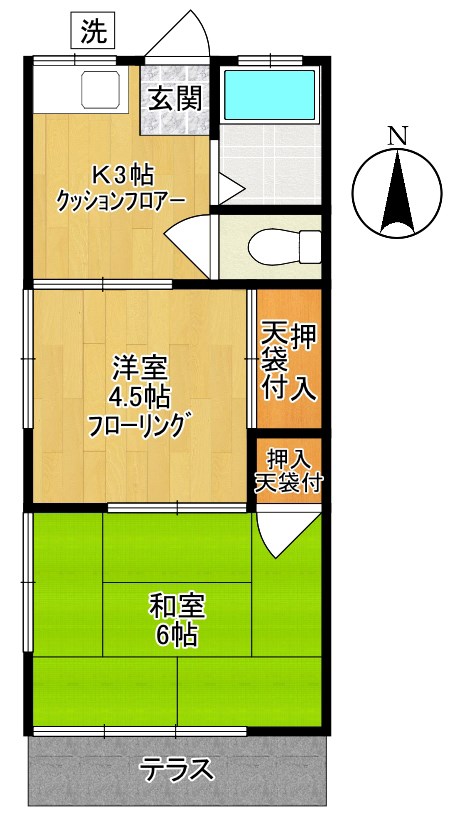 第2矢沢荘 間取り図