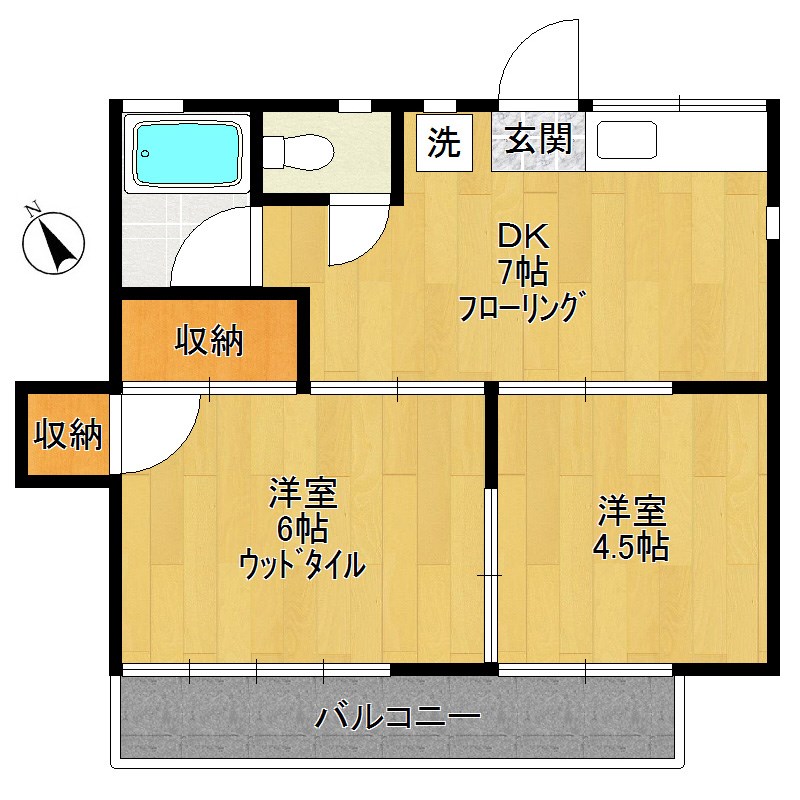 シャルム 間取り図