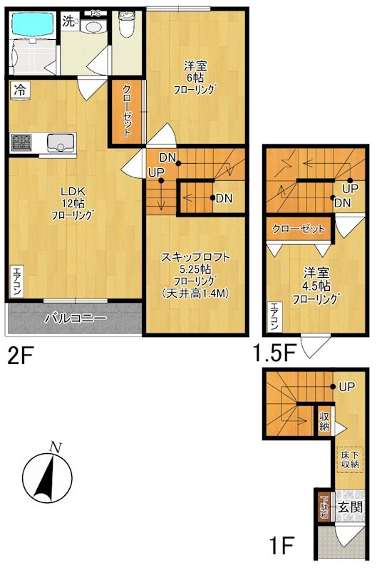 SATERIA　- サテリア -  間取り図