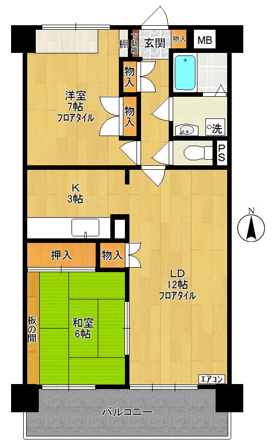 小松屋ビル 間取り図