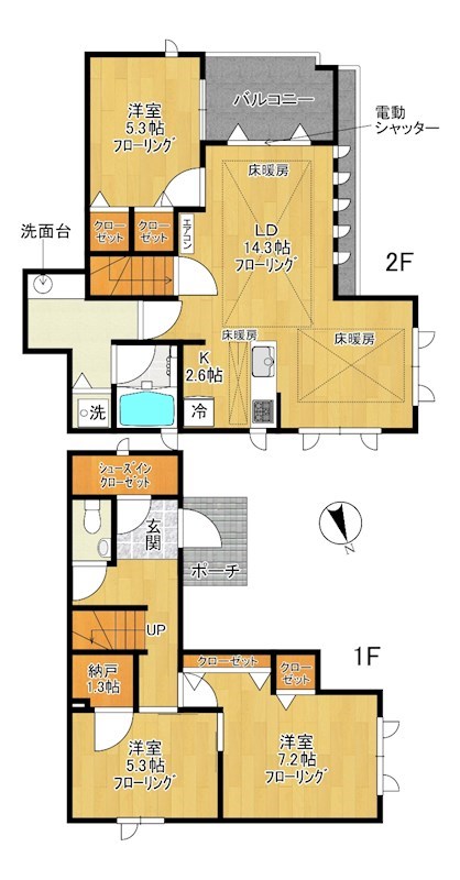 リンジュドゥプリム 間取り図