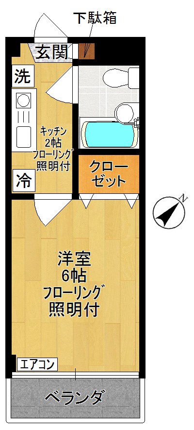 カースル・シライシ 間取り図