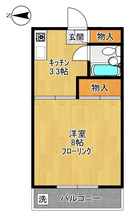 柴田ガーデンマンション 4C号室 間取り