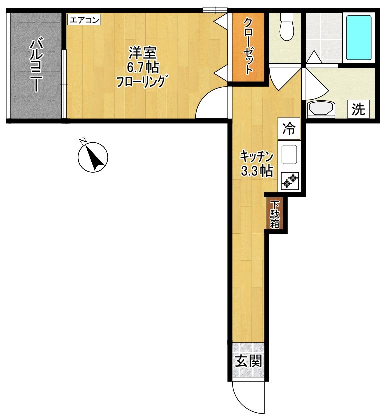 ボナールK 間取り図