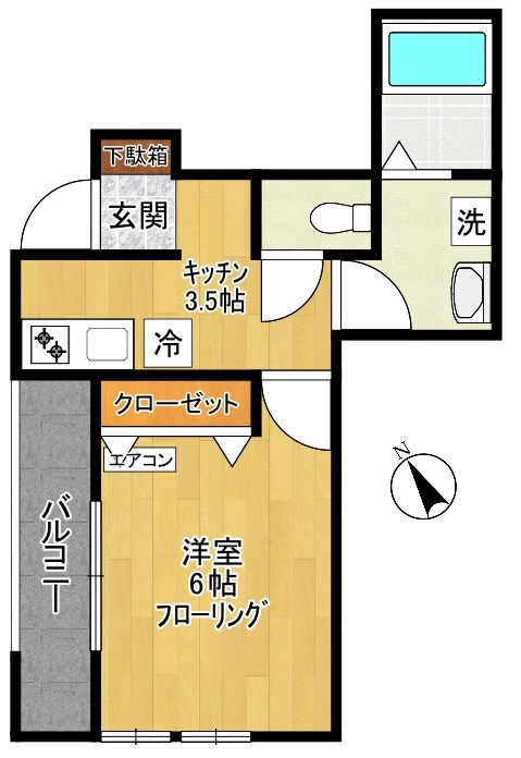 ボナールK 間取り図