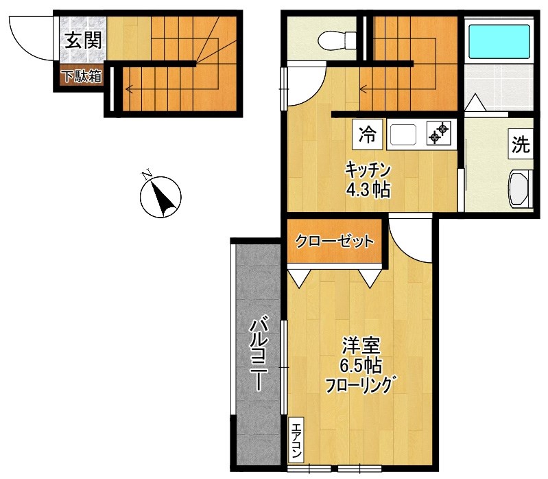 ボナールK 間取り図