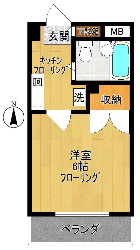 タウンハイツ稲田堤 間取り図