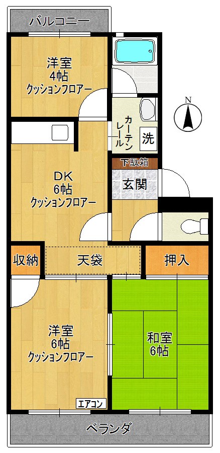 サングリーン7 間取り図