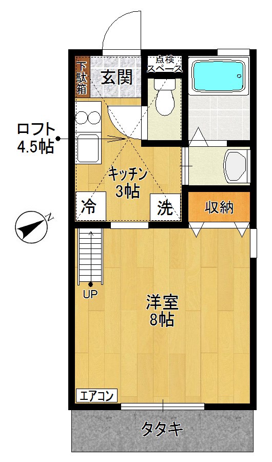 グリーンガーデン 101号室 間取り