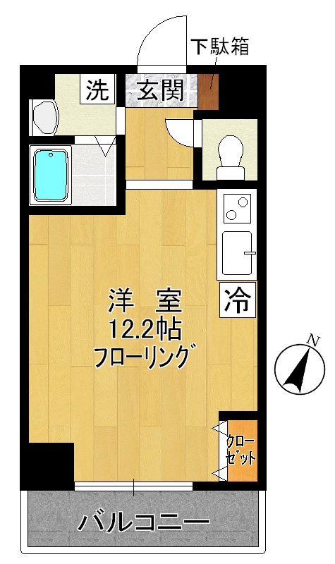 LA･FONTAINE～ラ・フォンテーヌ～  303号室 間取り