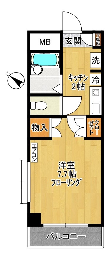 コスモ24 間取り図