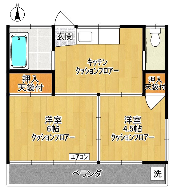 松南荘  間取り図