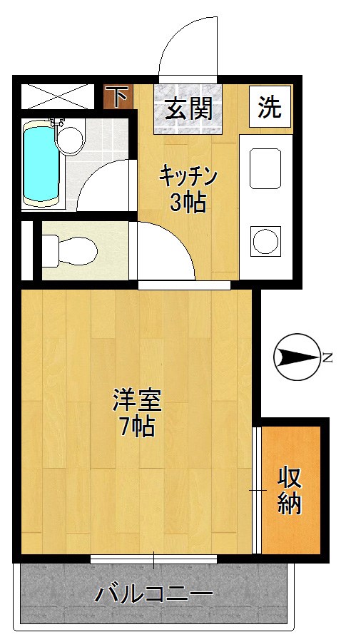 CRISAU MS-クリソ マンション- 203号室 間取り