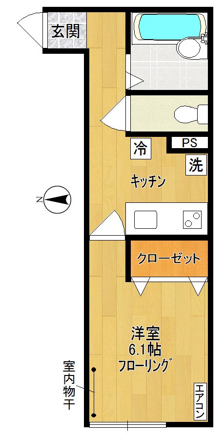 マロンハイツ  間取り図