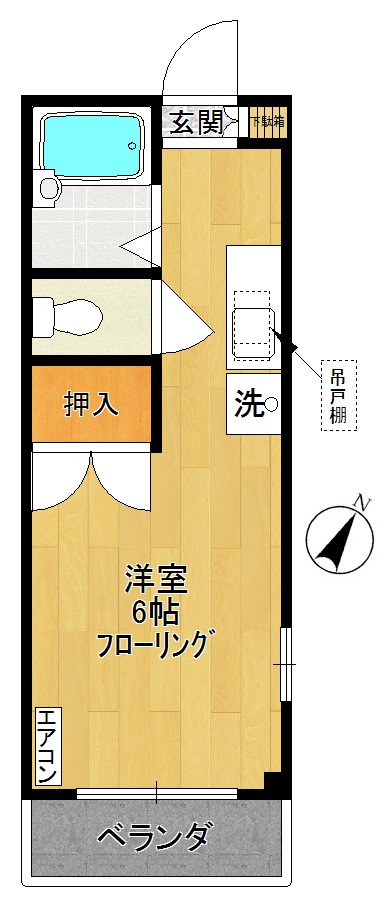 セゾンドゥー 207号室 間取り