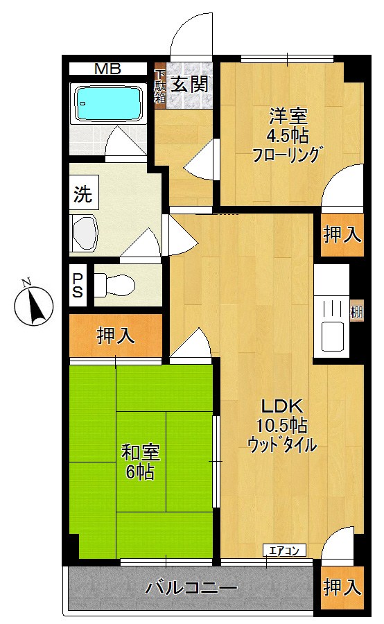 グリーンフォート 間取り図