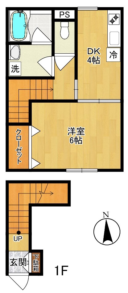 ミライズコート 202号室 間取り