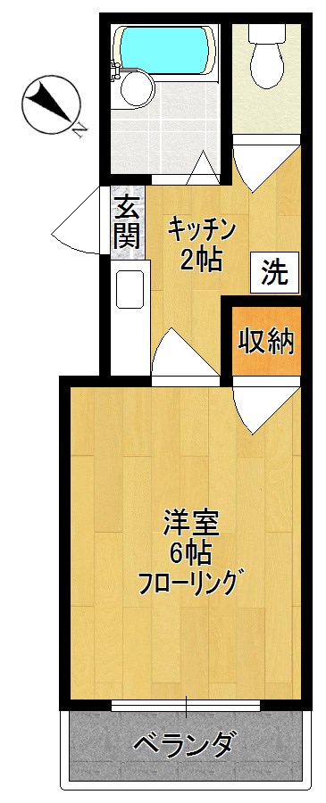 メゾンアルカディア 101号室 間取り